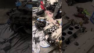 2006 Acura tl engine swap process pt 4 [upl. by Africah]