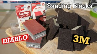 Best way to sand Drywall…Diablo SandNET or 3M sanding block [upl. by Emmuela]