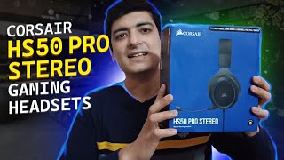 Corsair HS50 Pro Stereo Gaming Headset Honest Review  Best Gaming Headphones Under Rs 5000  Hindi [upl. by Spiros]