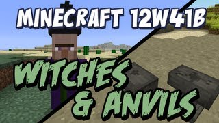 Minecraft Witches and Anvils Snapshot 12w41b [upl. by Ayekin]