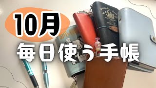 【手帳の使い方】10月毎日使っていく手帳についてご紹介します！ [upl. by Whitford588]