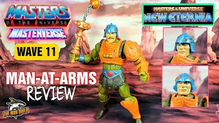 Masters of the Universe Masterverse New Eternia ManAtArms Figure Review and Parts Mixing [upl. by Moore48]