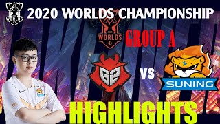 SN vs G2 Highlights Worlds 2020 Group Stage  Suning vs G2 Esports Highlights vòng bảng CKTG 2020 [upl. by Ylrae]