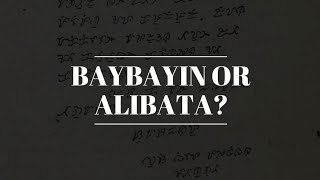 Baybayin o Alibata The Three Facts [upl. by Flight415]