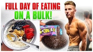 What I Eat In A Day To LEAN BULK  EASY 3000 CALORIES [upl. by Ulund430]