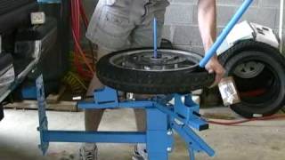 Cycle Hill Motorcycle Tire Changer [upl. by Eltsirhc150]