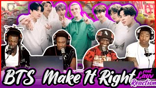 BTS 방탄소년단 Make It Right feat Lauv Official MV  Reaction [upl. by Marcela]