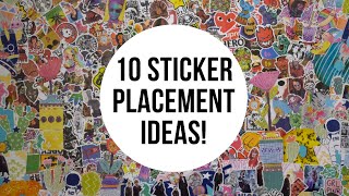 How to Use Your Stickers 10 Sticker Placement Ideas [upl. by Lewak343]