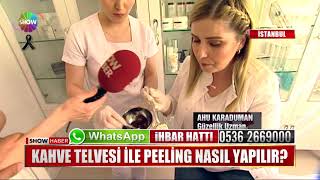 Kahve telvesi ile Peeling nasıl yapılır [upl. by Akinyt46]