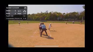 Fall 2024 Scrimmage  Ava Fields makes great shoe string catch in LF [upl. by Emmons]