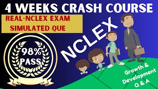 NCLEX Growth and Development Questions with Rationale Practice Pass on Your First Try RN amp PN Prep [upl. by Linoel499]