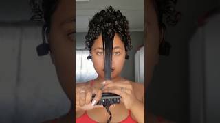 FINGER COILING MY HAIR FOR DEFINED CURLS TUTORIAL [upl. by Genesa704]