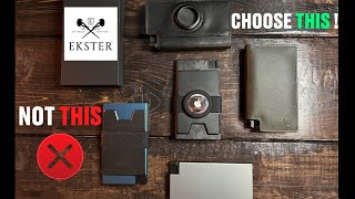 WHICH TO BUY Every EKSTER Wallet Reviewed  Parliament vs AirTag Wallet vs Cardholder AND MORE [upl. by Jenelle]