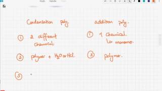 iGCSE  GCSE Chemistry Condensation polymerization 1418 [upl. by Aramat]