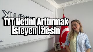 TYT 45 NETTEN 90 NETE KISA SÜREDE ÇIKMA TAKTİKLERİ yks tyt [upl. by Godden]