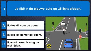 rijbewijs theorie examen belgie 2024 [upl. by Novar]