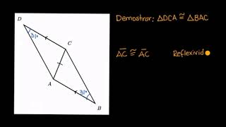 Demostración de congruencia en triángulos Ejemplo [upl. by Fidela610]