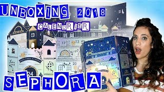 UNBOXING CALENDRIER DE LAVENT SEPHORA 2018 [upl. by Mccord]