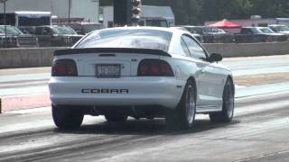 Joes 1996 Mustang Cobra 14 Mile [upl. by Htiffirg]