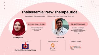 Thalassemia new therapeutics [upl. by Ibed125]