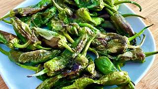 PIMIENTOS DEL PADRON AIRFRYER GOURMIA CUCODAMOREairfryer airfryergourmia airfryerrecipes [upl. by Astera]