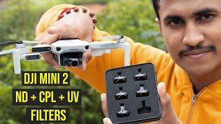 Best ND Filters for Your Drone  DJI Mini 2 ND Filters  Sunnylife  ND  CPL  UV filters explained [upl. by Norvall]