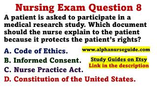 475  Nursing Questions for NCLEX ATI Exit Exam amp Hesi Exit Exam  NCLEX RN  NCLEX PN  LPN  LVN [upl. by Hedgcock]