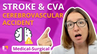 Stroke amp Cerebrovascular Accident CVA  MedicalSurgical  Nervous System  LevelUpRN [upl. by Ginni]