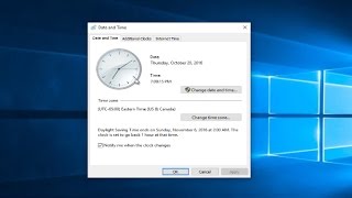 How To Sync Computer With Internet Time In Windows 10 [upl. by Wolff]