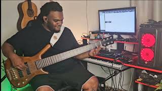 Eu Hein  Cajú Pra Baixo  ao vivo bass cover [upl. by Sigismond891]