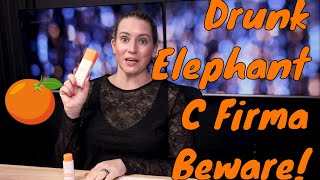 Drunk Elephant Skincare 🍑🍊 CFirma Fresh VitaminC Day Serum  Newest Formula Review amp How to Use [upl. by Dnomrej]