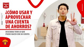 ¿Cómo usar y aprovechar una cuenta de ahorros  Finanzas en Jeans  Banco Davivienda [upl. by Corella]