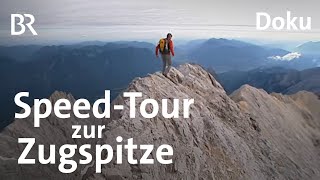 Speedbergsteigen Von München auf die Zugspitze amp zurück in 24 Stunden  BergaufBergab  Doku  BR [upl. by Aneekan190]