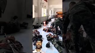 Officers Suprise Check on Sleeping Soldiers shortsvideo [upl. by Yedok]