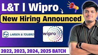 LampT 2024 Hiring  Wipro New Hiring Announced  Off Campus Drive 2022 2023 2024 2025 BATCH [upl. by Luce457]