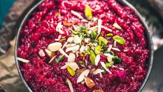 Healthy beetroot halwa recipe  chukandar ka halwa  बीटाचा हलवा  चुकन्दर का हलवा [upl. by Enialed399]