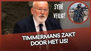 Hilarisch Timmermans zakt door het IJS met opmerking over Syrië [upl. by Sukin]