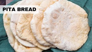 Pita Bread Recipe  Homemade Pita Bread 2 Easy Ways [upl. by Nerek232]