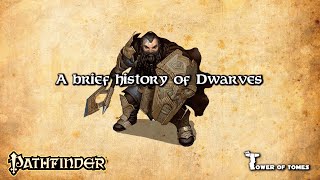 Pathfinder Lore  A brief History of Dwarves and the Five Kings Mountains [upl. by Halette373]