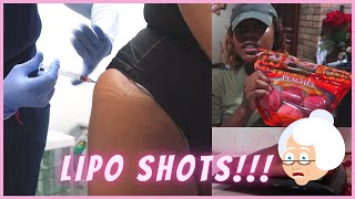 I TRIED LIPO SHOTS  WORKING OUT GROCERY HAULS  BREAST REDUCTION AND LIPO VLOG [upl. by Reffinnej]