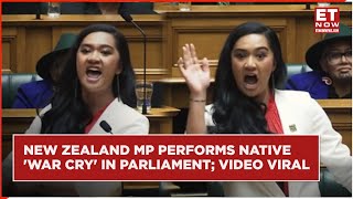 Viral  New Zealands Youngest MP Stuns Parliament With First Speech Performs Maori Haka [upl. by Metabel817]