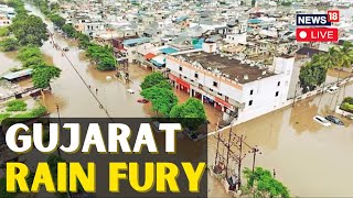 Gujarat Flood LIVE News  Gujarat floods Heavy Rainfall In Gujarat Leads To Water Logging  N18L [upl. by Royden941]