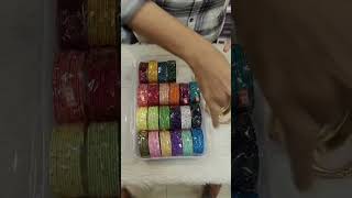 Dress ko colour matching bangles setjewellery fashion [upl. by Jehanna]