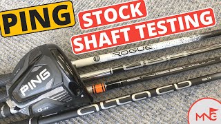 PING STOCK SHAFT TEST  Using G425 LST Driver [upl. by Wilton112]