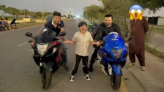 Anas bhai ny new Heavy bikes pr race lgai 😳   Birthday surprise 😱 [upl. by Tobe]