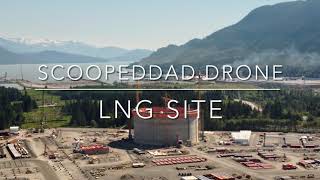 LNG SITE Kitimat BC DJI MINI 2 [upl. by Atonsah]