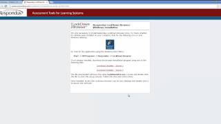 Taking a Test Quiz with Respondus LockDown Browser [upl. by Aleibarg]