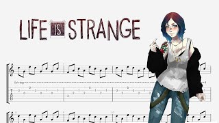 Life Is Strange  Obstacles By Syd Matters  Guitar tab [upl. by Edbert]