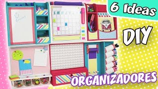 6 IDEAS DE ORGANIZADORES de Escritorio para la PARED  Modulares  Manualidades aPasos [upl. by Alejna]