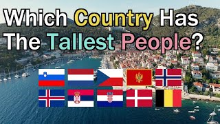 Which Country Has The Tallest People shorts world countries facts ranking [upl. by Minsat354]